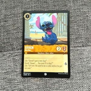 Disney Lorcana Card: Stitch, New Dog 22/204